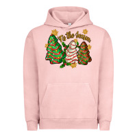 Pigment Salmon tis the season christmas cake Urban Hoodie - Zillion Design Studio