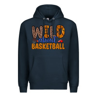 Navy wild about basketball Premium Hoodie - Zillion Design Studio