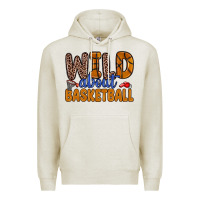 Oatmeal Heather wild about basketball Premium Hoodie - Zillion Design Studio
