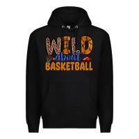 Black wild about basketball Premium Hoodie - Zillion Design Studio