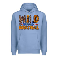Colony Blue wild about basketball Premium Hoodie - Zillion Design Studio