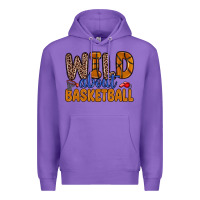 Purple wild about basketball Premium Hoodie - Zillion Design Studio