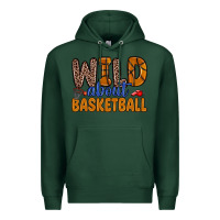 Sports Green wild about basketball Premium Hoodie - Zillion Design Studio