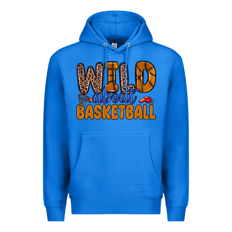 Wild About Basketball Premium Hoodie by Zillion Design Studio | Teevron