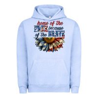 Pigment Grape Ice home of the free because of the brave sunflower bi Urban Hoodie - texasbilliewilder
