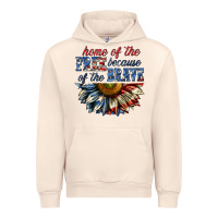Sandshell home of the free because of the brave sunflower bi Urban Hoodie - texasbilliewilder