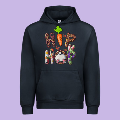 Urban Hoodie hip hop easter bunny
