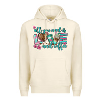 Tofu all you need is love and coffee Premium Hoodie - AdoDesignShop
