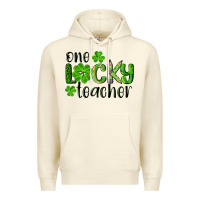 Sandshell st. Patrick's day one lucky teacher Premium Hoodie - RanaPortraitStore