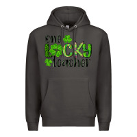 Smoke st. Patrick's day one lucky teacher Premium Hoodie - RanaPortraitStore