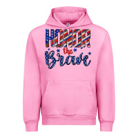 Fuchsia Pink honor the brave Urban Hoodie - texasbilliewilder