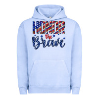 Pigment Grape Ice honor the brave Urban Hoodie - texasbilliewilder