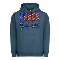 Pigment Midnight Navy honor the brave Urban Hoodie - texasbilliewilder