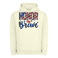 Pigment Pistachio honor the brave Urban Hoodie - texasbilliewilder