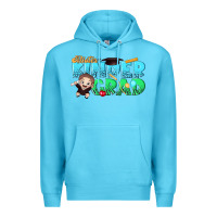 Ocean Blue mister kinder grad Premium Hoodie - texasbilliewilder