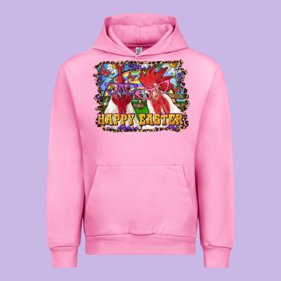 Urban Hoodie happy easter roosters