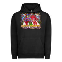 Pigment Black happy easter roosters Urban Hoodie - RanaPortraitStore