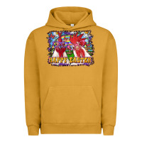 Pigment Peanut Butter happy easter roosters Urban Hoodie - RanaPortraitStore