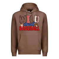 Chestnut wild about baseball Premium Hoodie - Zillion Design Studio