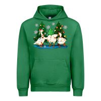 Emerald christmas duck Urban Hoodie - Zillion Design Studio