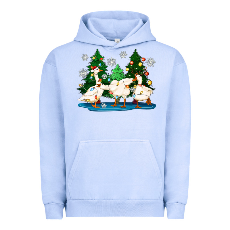 Christmas Duck Urban Hoodie by Zillion Design Studio | Teevron