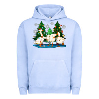 Pigment Grape Ice christmas duck Urban Hoodie - Zillion Design Studio