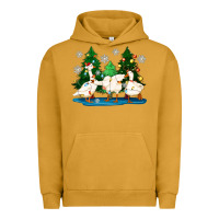 Pigment Peanut Butter christmas duck Urban Hoodie - Zillion Design Studio