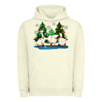 Pigment Pistachio christmas duck Urban Hoodie - Zillion Design Studio
