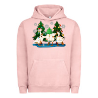 Pigment Salmon christmas duck Urban Hoodie - Zillion Design Studio