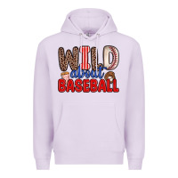 Lilac wild about baseball Premium Hoodie - Zillion Design Studio