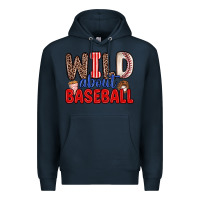 Navy wild about baseball Premium Hoodie - Zillion Design Studio