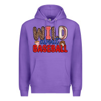 Purple wild about baseball Premium Hoodie - Zillion Design Studio