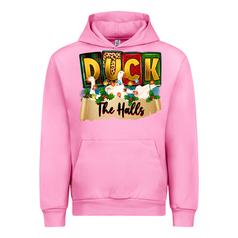 Christmas Duck The Halls Urban Hoodie by Zillion Design Studio | Teevron