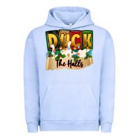 Pigment Grape Ice christmas duck the halls Urban Hoodie - Zillion Design Studio
