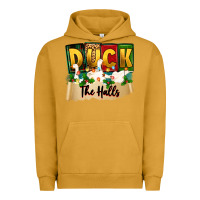 Pigment Peanut Butter christmas duck the halls Urban Hoodie - Zillion Design Studio
