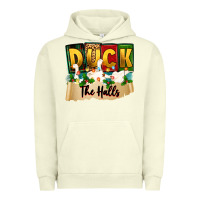 Pigment Pistachio christmas duck the halls Urban Hoodie - Zillion Design Studio