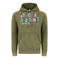 Vintage Olive teacher assistant Vintage Hoodie - AdoDesignShop