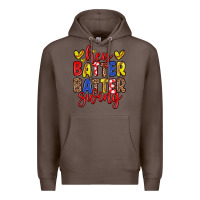 Coffee hey batter batter swing softball Premium Hoodie - Zillion Design Studio