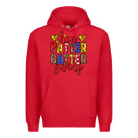 Red hey batter batter swing softball Premium Hoodie - Zillion Design Studio