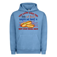 Pigment Pebble Blue dog real bad billie wilder Urban Hoodie - texasbilliewilder