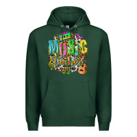 Sports Green music teacher Premium Hoodie - texasbilliewilder
