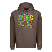 Coffee music teacher Premium Hoodie - texasbilliewilder