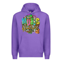 Purple music teacher Premium Hoodie - texasbilliewilder