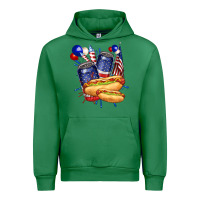 Emerald hotdog with beers billie wilder Urban Hoodie - texasbilliewilder