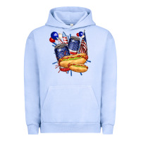 Pigment Grape Ice hotdog with beers billie wilder Urban Hoodie - texasbilliewilder