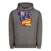 Pigment Tornado hotdog with beers billie wilder Urban Hoodie - texasbilliewilder
