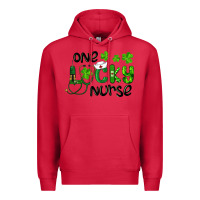 Cardinal st. patrick's day one lucky nurse Premium Hoodie - RanaPortraitStore