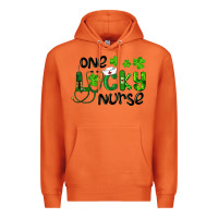 Carrot st. patrick's day one lucky nurse Premium Hoodie - RanaPortraitStore