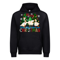 Black merry christmas duck Urban Hoodie - Zillion Design Studio
