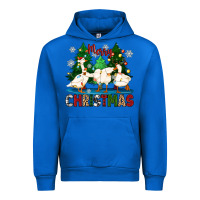 Cobalt merry christmas duck Urban Hoodie - Zillion Design Studio